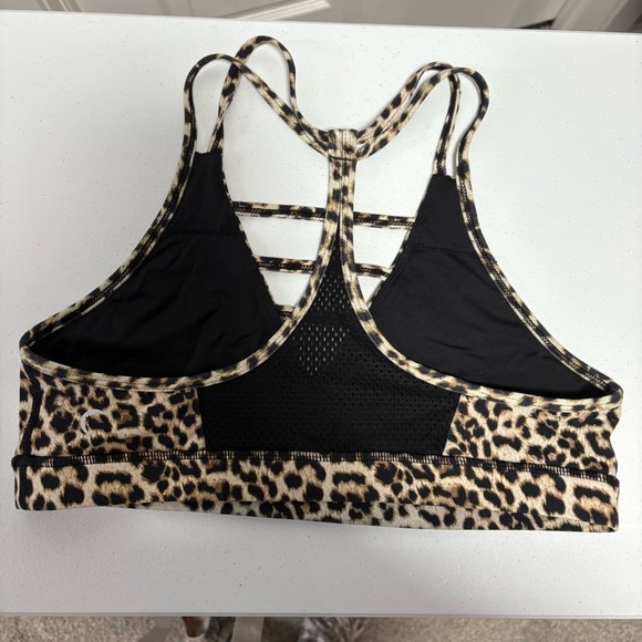 Leopard Zyia Grid Bra - Picture 2 of 5
